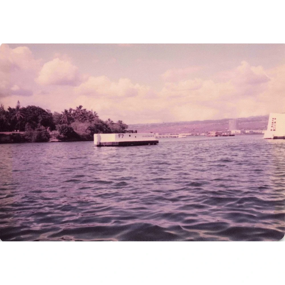 Vintage 1970s Pearl Harbor Battleship Row USS Tennessee Nevada Photos Lot of 8 - Picture 4 of 8